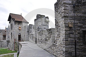 Gravesteen castle in Ghent, Belgium
