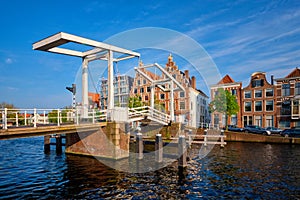 Gravestenenbrug bridge in Haarlem, Netherlands