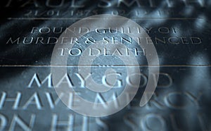 Gravestone Of Convicted Murderer