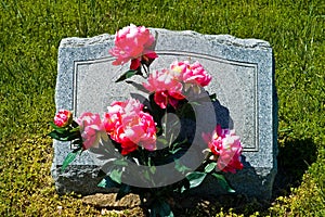 Gravestone in Country Cemetery