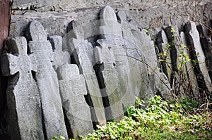 Gravestone crosses