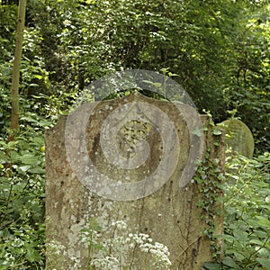 A gravestone in Nunhead cemetery