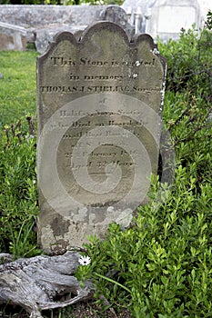 Gravestone - St Peter's Anglican Church, St George, Bermuda