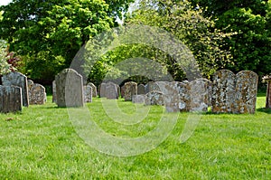 Graveyard at Avebury, England