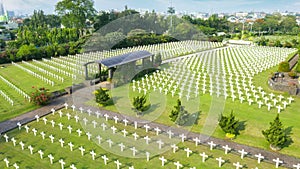 Graveyard Dutch troops at Ereveld Menteng Pulo photo