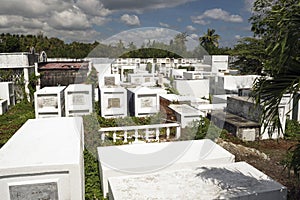 Graveyard in Philippines Iloilo.