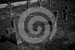 Graveyard Tombstones photo