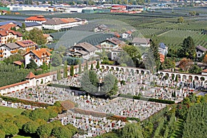 Graveyard in Trentino-Alto Adige, Italy