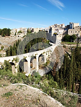 Gravina Di Puglia and the Ponte Acquedotto Viadotto della Madonna della Stella  photo