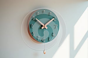 Gravity-Defying Pendulum Wall Clock Design