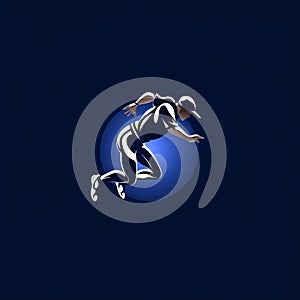 Gravity-Defying Sports Gear Logo