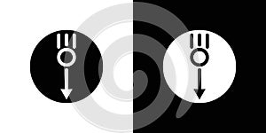 Gravity icon logo set vector