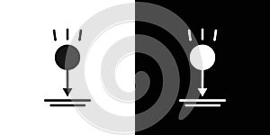 Gravity icon logo set vector