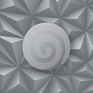 Gray abstract background vector.