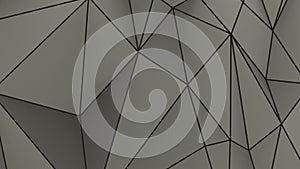 Gray abstract modern crystal background. Polygon, Line, Triangle pattern shape for wallpaper. Illustration low poly, polygonal