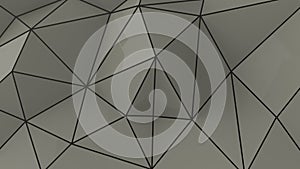 Gray abstract modern crystal background. Polygon, Line, Triangle pattern shape for wallpaper. Illustration low poly, polygonal