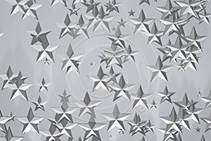 Gray abstract texture, background, art style with star shapes