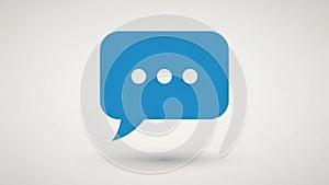 Gray background the bubble has a shadow beneath giving a subtle