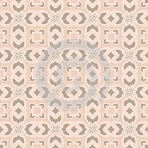 Gray beige carved arabic style seamless pattern, oriental motif art background, elegant pattern