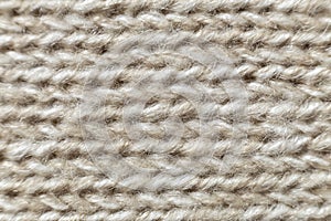 Gray beige linen canvas surface background. Sackcloth design, ecological cotton textile, fashionable woven flex burlap