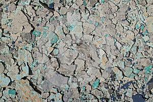 Gray and blue gravel or rubbish texture