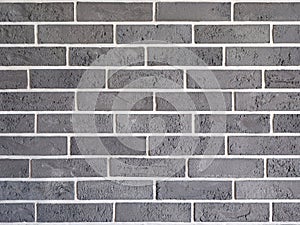 Gray brick wall