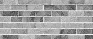 Gray brick wall abstract background. Texture of bricks