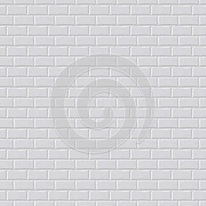 Gray brick wall background, seamless texture