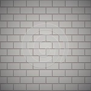 Gray brick wall background and texture