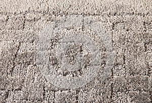 Gray carpet close up