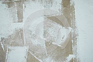 Gray cement and concrete