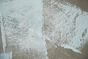 Gray cement and concrete