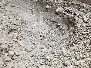 Gray cement powder abstract background,cement powder, before mix to concrete