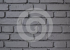 Gray clay bricks wall flat background texture pattern