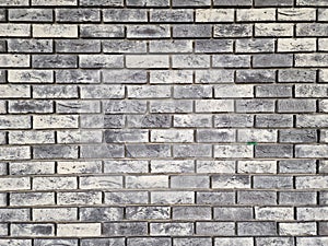 Gray clinker bricks pattern close up