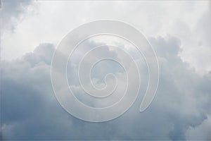 Abstract textural background of gray clouds