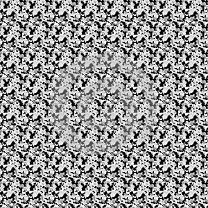 Gray colored seamless camouflage pattern illustration