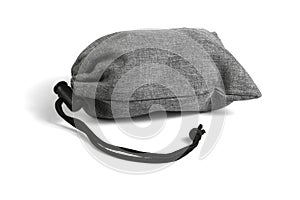 Gray Drawstring Bag