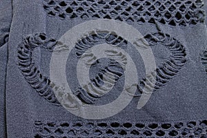 Gray fabric background