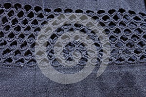 Gray fabric background