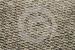 Gray fabric texture closeup