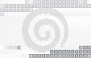 Gray geometric background. Black-and-white graphics