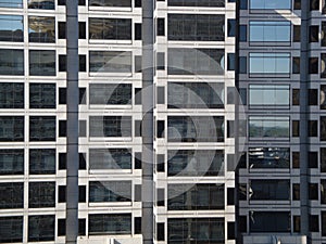 Gray Glass Windowed Office Building