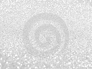 Gray glitter bokeh background, silver shiny star pattern photo