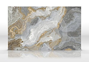 Gray and gold marble pattern