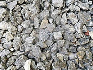Gray gravel stones texture background