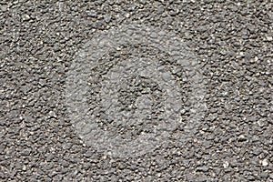 Gray gravel texture for background, macadam, asphalt photo