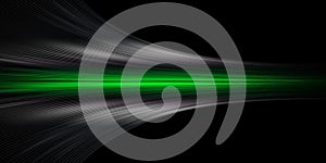 Gray and green speed abstract technology background