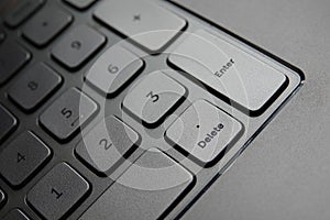 Gray keyboard Enter key