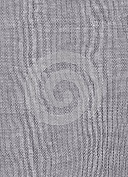 Gray knitted fabric